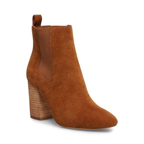 Steve Madden Ravyn Cognac Suede Boots | Size 9.5 - Picture 2 of 6